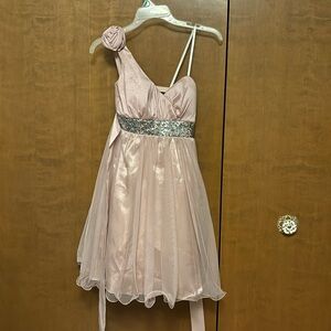 SIZE THREE SOFT PINK HOMECOMING DRESS